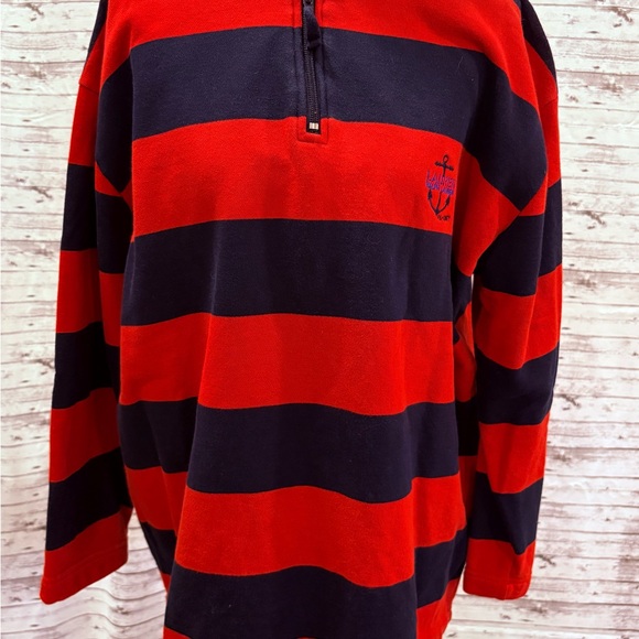 Ralph Lauren Sweaters - Ralph Lauren Red and Navy Anchor Sweater